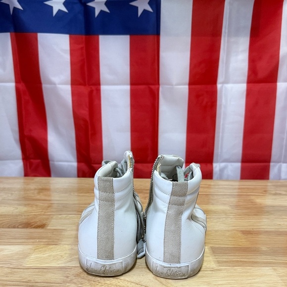 Sam Edelman Cream High-Top Sneakers - Picture 3 of 5